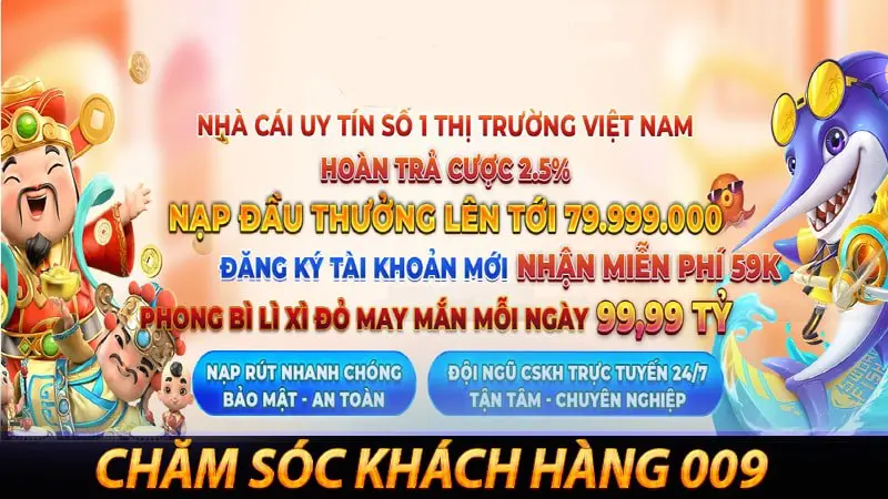 Ưu điểm nổi bật nhà cái 009 Bet