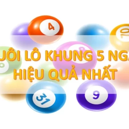 Nuôi lô khung 5 ngày và cách cược nhanh thắng chắc hiệu quả